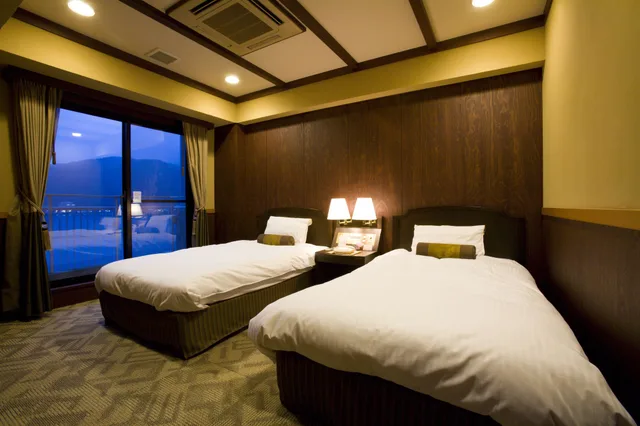Suite, Twin Beds, 2 Murphy Beds, Outdoor Bath, East Building، Fuji Lake Hotel 1/2
