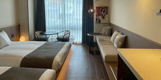 Standard, Twin Beds, River View, Hotel The Hakata Terrace Fukuoka 2/3