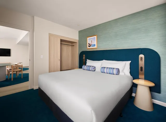 شقة بريميير بسريرين منفصلين بشرفة بغرفة نوم واحدة بإطلالة، Adina Apartment Hotel Sydney Darling Harbour 1/3