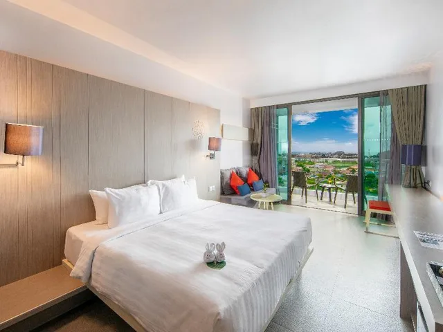غرفة سوبيريور بسرير مزدوج بإطلالة على البحر، The Yama Hotel Phuket 1/1