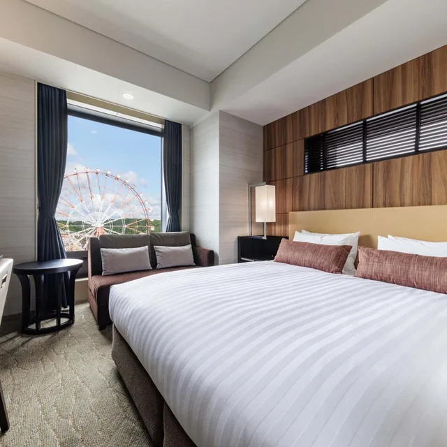 غرفة ركنية بسرير مزدوج للمدخنين، Solaria Nishitetsu Hotel Kagoshima 1/6