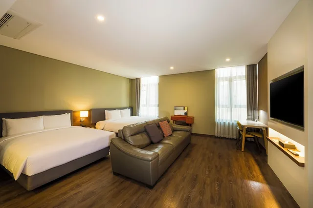 استوديو عائلي بسرير كينج، Ena Suite Hotel Namdaemun 1/4
