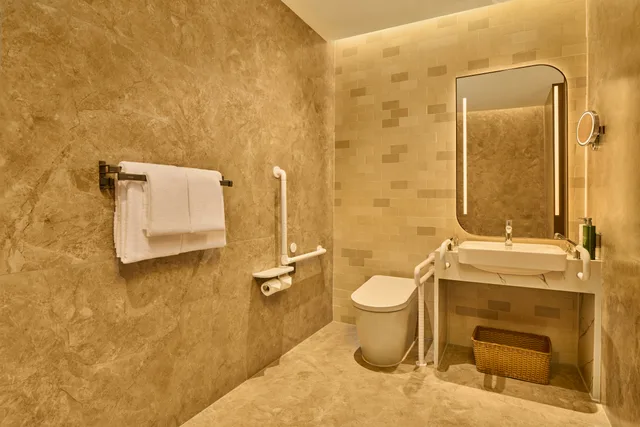 غرفة بسرير كينج لذوي الإعاقة، Hilton Garden Inn Zhongshan South 2/2