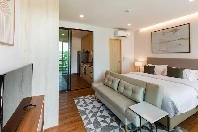 غرفة بريميير بسرير كينج بغرفة نوم واحدة، The Proud Rawai Resort 6/10