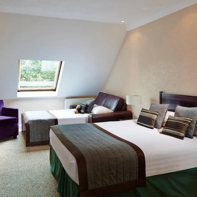غرفة عائلية بسرير مزدوج، The Shrigley Hall Hotel & Spa 4/8
