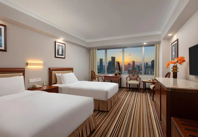 غرفة بسريرين منفصلين، Jin Jiang Tower Hotel 3/3