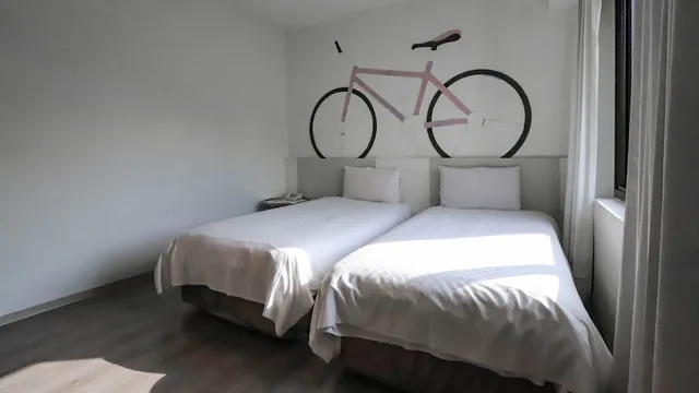 غرفة قياسية بسريرين منفصلين، Hotel Initial-Taichung 7/10
