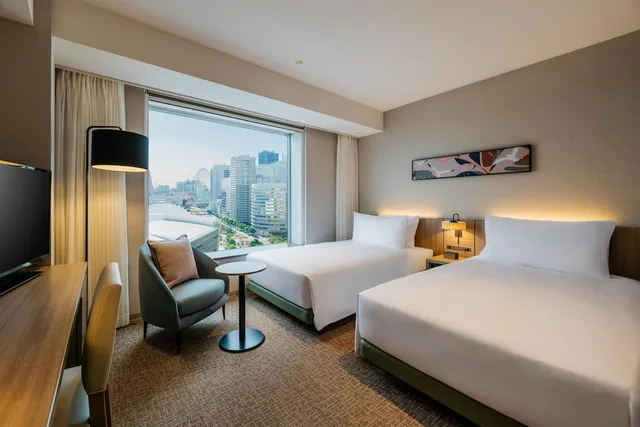 Deluxe, Twin Beds, Ocean View, High Floor, The Square hotel Yokohama Minatomirai 4/5