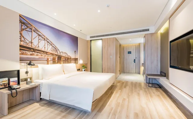 غرفة سوبيريور بسرير كوين، Atour Hotel Nanjing Banqiao 2/2