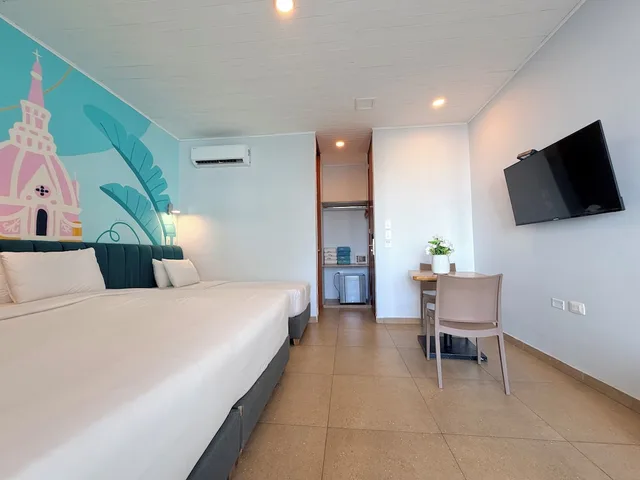 غرفة سوبيريور ثلاثية بشرفة، Hotel Caribbean Cartagena 1/10