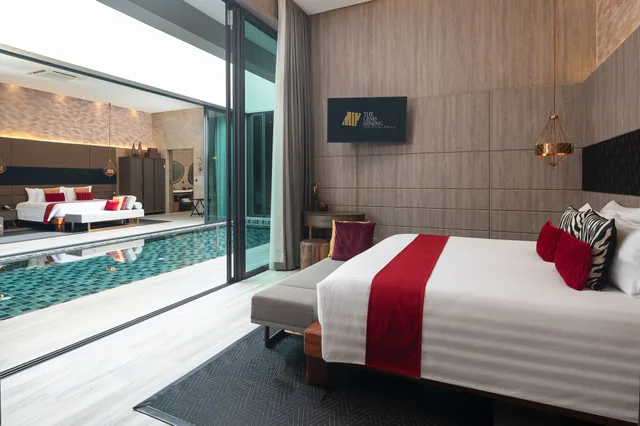 3 Bedrooms, Ruby, Pool, Villa, Twin Beds, 2 King Beds، The Gems Mining Pool Villas Pattaya 4/9