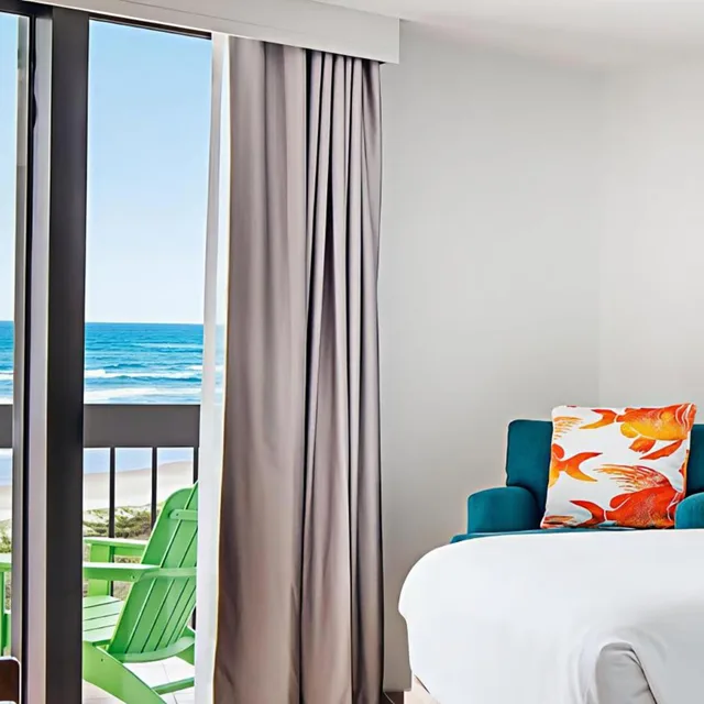 شقة سكنية بسرير كينج وسرير كوين بإطلالة على البحر بغرفتي نوم، Margaritaville Beach Resort - South Padre Island 4/6