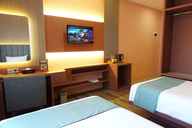 غرفة غراند سوبيريور بسريرين منفصلين، Grand Kangen Hotel Urip Sumoharjo 1/10