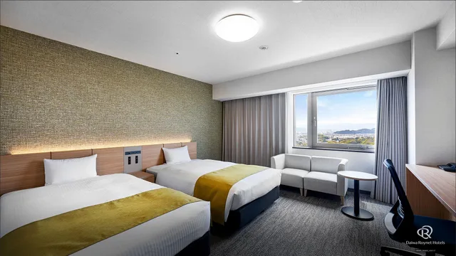 Standard, Single, Twin Beds, Night View, Smoking، Daiwa Roynet Hotel WAKAYAMA 1/1