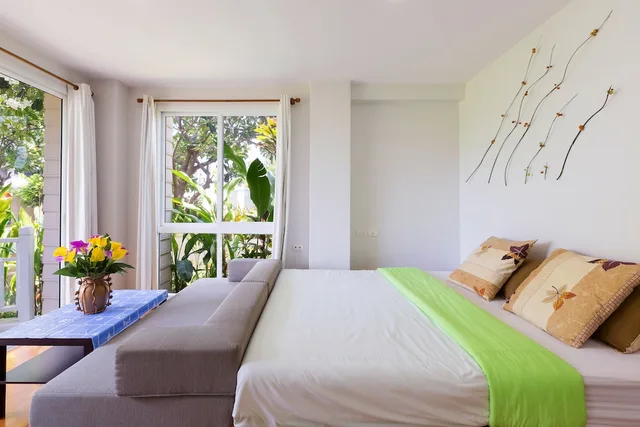 2 Bedrooms, Apartment, 2 Double Beds, Pool View, Baan Poolom Beachfront Condominium 2/5