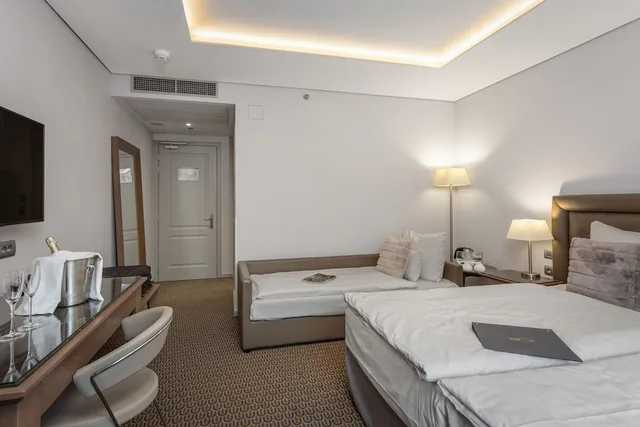 غرفة سوبيريور بسرير مزدوج أو سريرين منفصلين مع أريكة، Hotel Royal Prague 5/10