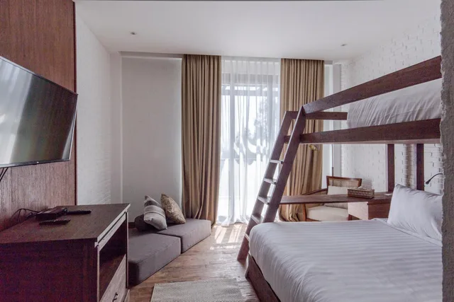 غرفة ديلوكس عائلية بسرير بطابقين، Plataran Bromo Resort & Venue 1/9
