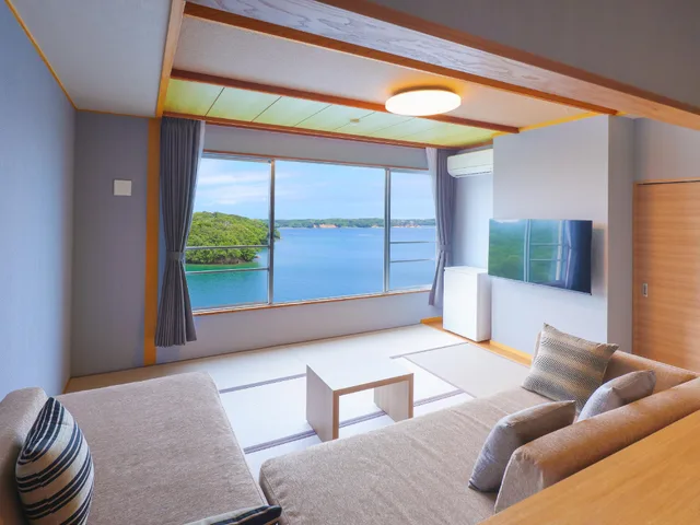 Japanese Western, Superior, Twin Beds, Sea Side, Shared Bathroom, Tatami، Ooedo Onsen Monogatari Premium Iseshima 1/1