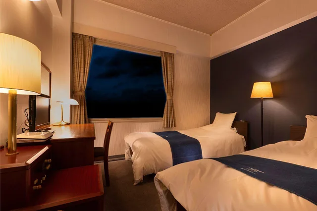 Compact, Twin Beds, Kurashiki Seaside Hotel 2/2
