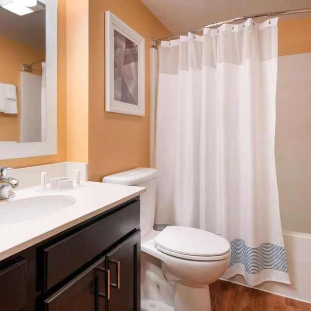 جناح بسرير كوين بغرفتي نوم بحوض استحمام لذوي الإعاقة، Sonesta Simply Suites Seattle Renton 6/10