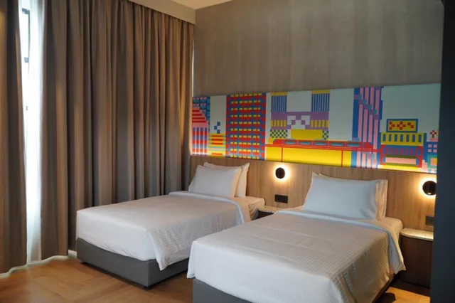 غرفة بريميير بسريرين منفصلين، The Graph Hotel Kuala Lumpur 1/1