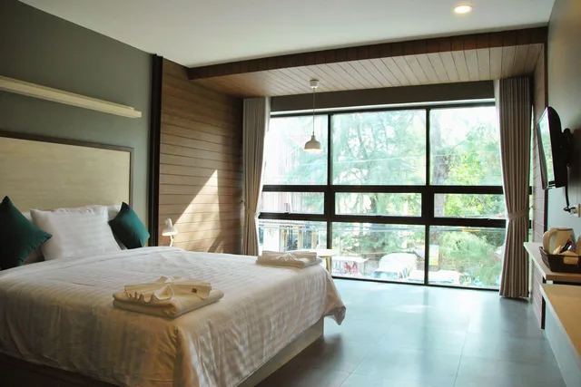 غرفة قياسية بسرير كينج، Bluemoon Hotel Cha-Am 1/2