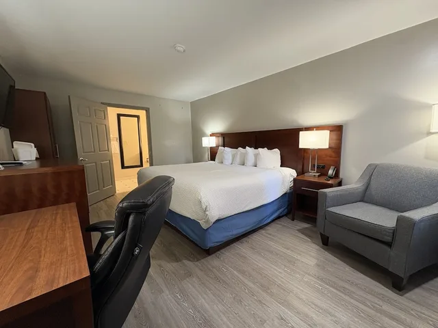 غرفة بسرير كينج لذوي الإعاقة لغير المدخنين، OYO Hampton South Carolina Hwy 278 6/10
