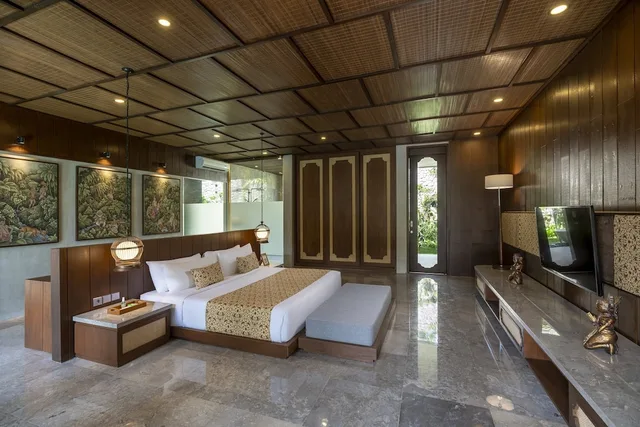 فيلا فاخرة بسرير كينج بغرفة نوم واحدة بمسبح خاص، Adiwana Unagi Suites 1/1