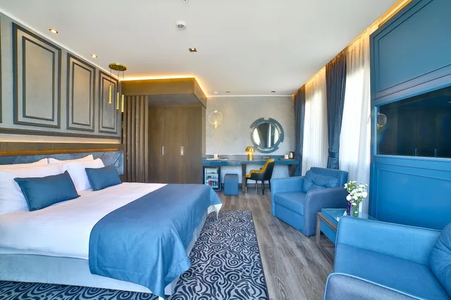 غرفة ديلوكس بشرفة، Amethyst Hotel Istanbul 1/3