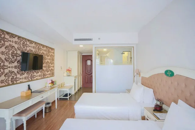 غرفة ديلوكس بسريرين منفصلين بإطلالة على المدينة، Isena Nha Trang Hotel 5/6