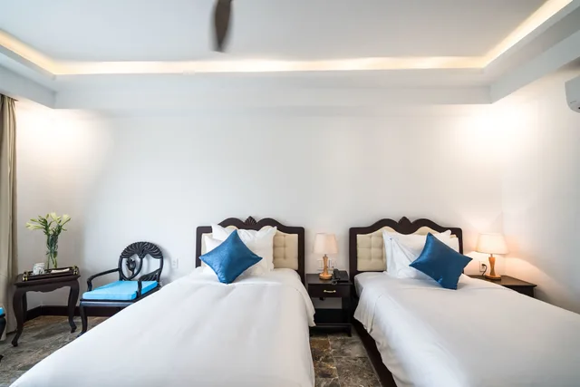 غرفة ديلوكس بسريرين منفصلين، Hoi An Central Hotel 3/5