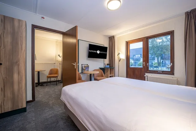 غرفة عائلية بأربعة أسرّة، Fletcher Hotel Restaurant de Witte Brug 1/9