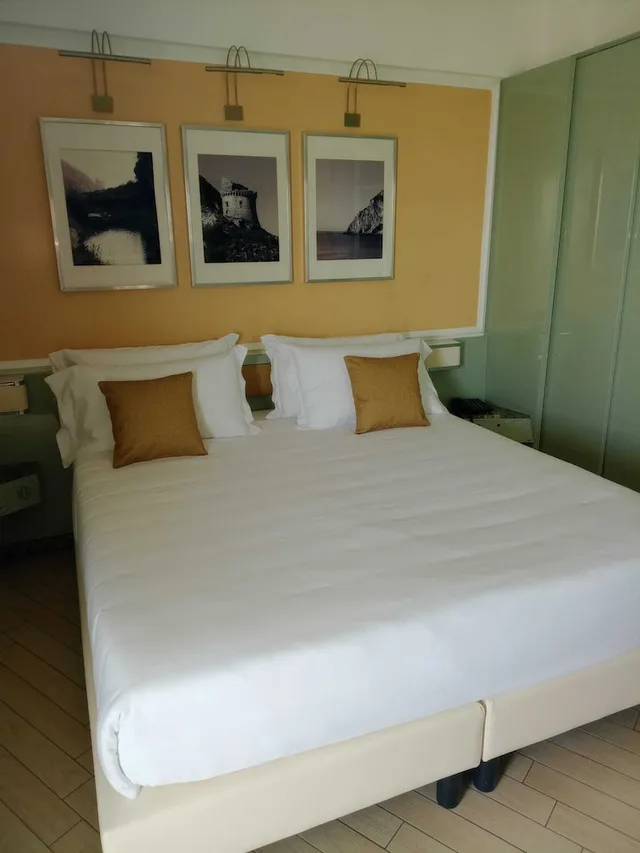 غرفة كلاسيكية بسريرين منفصلين بإطلالة على البحر، Circeo Park Hotel 4/10