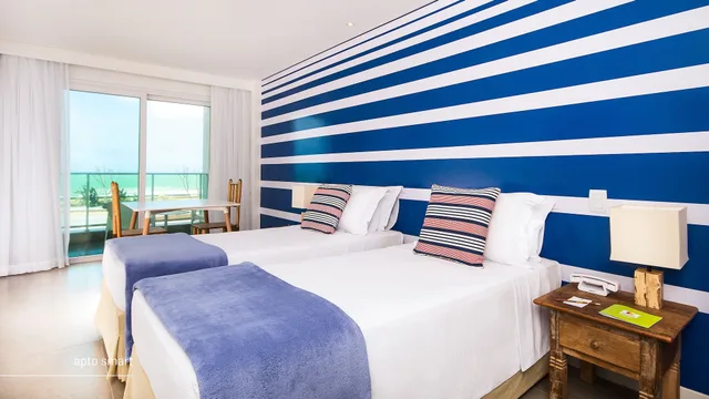 Smart, 1 Double and 1 Single Bed، Kembali Hotel Porto de Galinhas - Adults Only 4/10