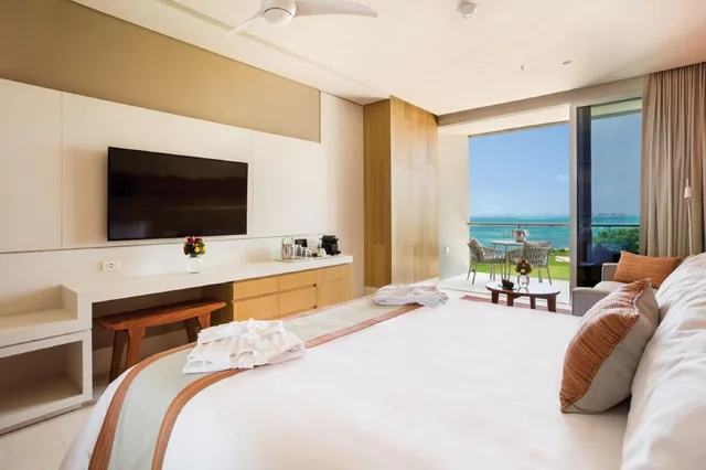 غرفة عائلية بإطلالة على البحر، Dreams Vista Cancun Golf and Spa Resort 4/7