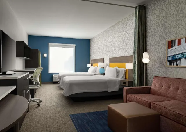 استوديو بسريرين كوين مع أريكة لذوي الإعاقة، Home2 Suites Troy Oh 3/7