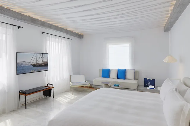 Pool, Retreat, King Bed, Sofa، Mykonos Riviera Hotel And Spa 1/4