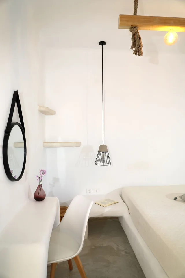 جناح غراند بسرير كينج وسريرين منفصلين بإطلالة على البحر بغرفة نوم واحدة، Irida Luxury Apartments 6/6