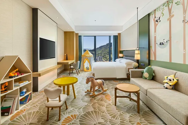 غرفة عائلية، DoubleTree by Hilton Ya an 1/2