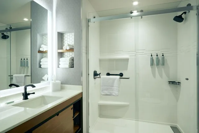استوديو بسرير كوين بإطلالة على المدينة، Residence Inn San Francisco Airport Millbrae Station 9/10