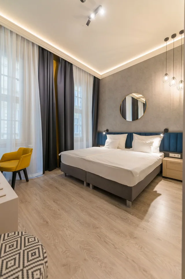غرفة عائلية بسرير كوين وسريرين منفصلين بغرفتي نوم، Alta Moda Hotel by Mellow Mood Hotels 2/3
