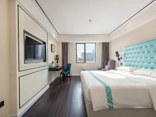 غرفة سوبيريور بسرير كوين بإطلالة على المدينة، Xana Lite Hotel (Guangzhou Dongxiaonan Metro Station Shixi) 1/6