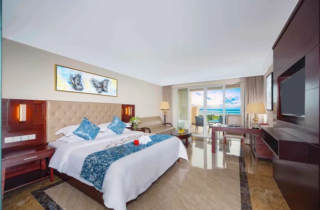 Hollywood, King Bed, Ocean View، Wyndham Garden Wenchang Nanguo 5/9