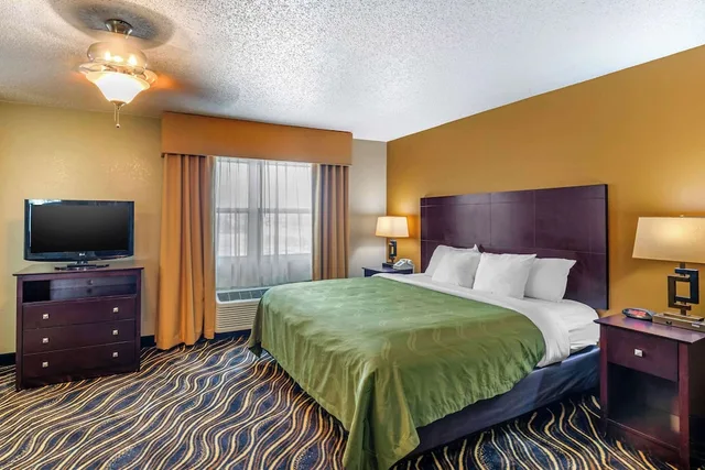 جناح بزنس بسرير كينج مع أريكة بجاكوزي، Quality Suites Addison-Dallas 2/2