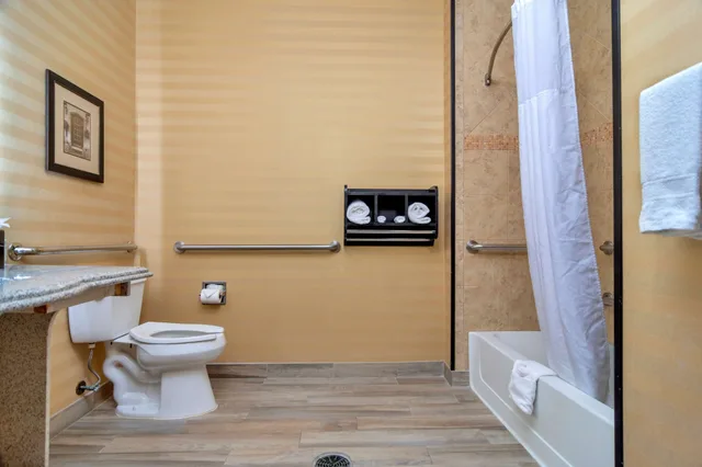 استوديو بسرير كينج مع أريكة لذوي الإعاقة، Hampton Inn Suites Fort Worth Fossil Creek 4/7