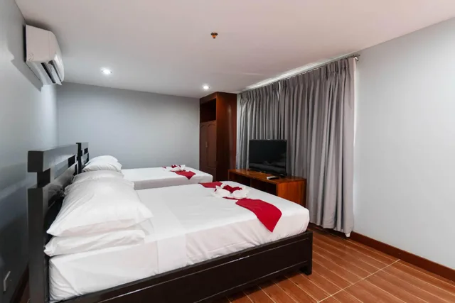 غرفة بريميوم بسريرين مزدوجين، One Averee Bay Hotel 1/2