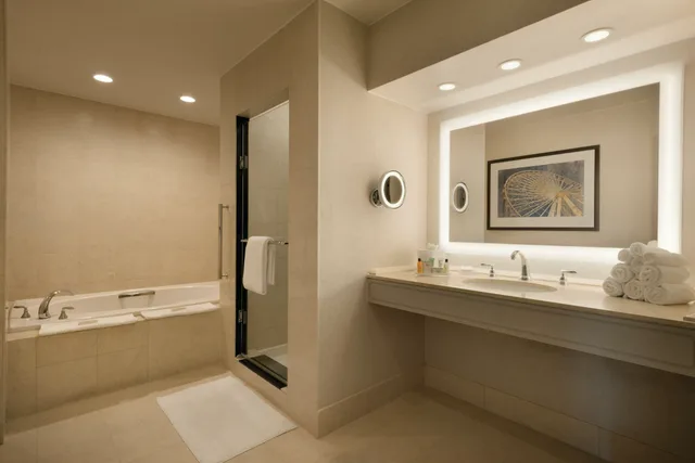 جناح رئاسي بسرير كينج بغرفة نوم واحدة، Hilton Chicago Magnificent Mile Suites 2/2