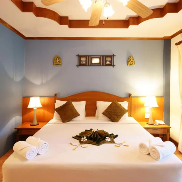 غرفة بسرير مزدوج أو سريرين منفصلين، SALAD BEACH RESORT 2/4
