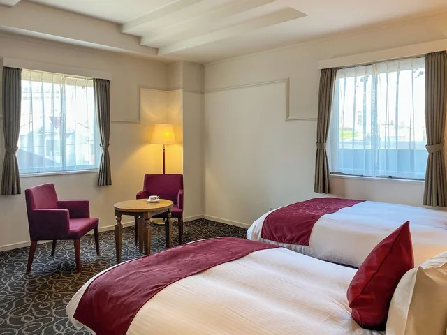 غرفة كومفورت ثلاثية بسريرين منفصلين مع أريكة، La Jolie MOTOMACHI 5/6