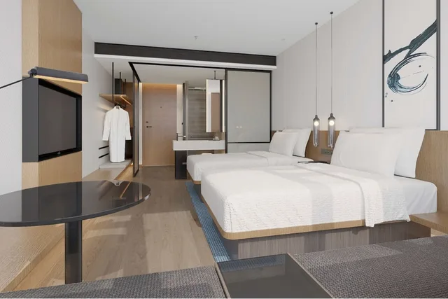 Superior, 2 Double Beds, Fairfield by Marriott Liaocheng Dongchangfu 2/3